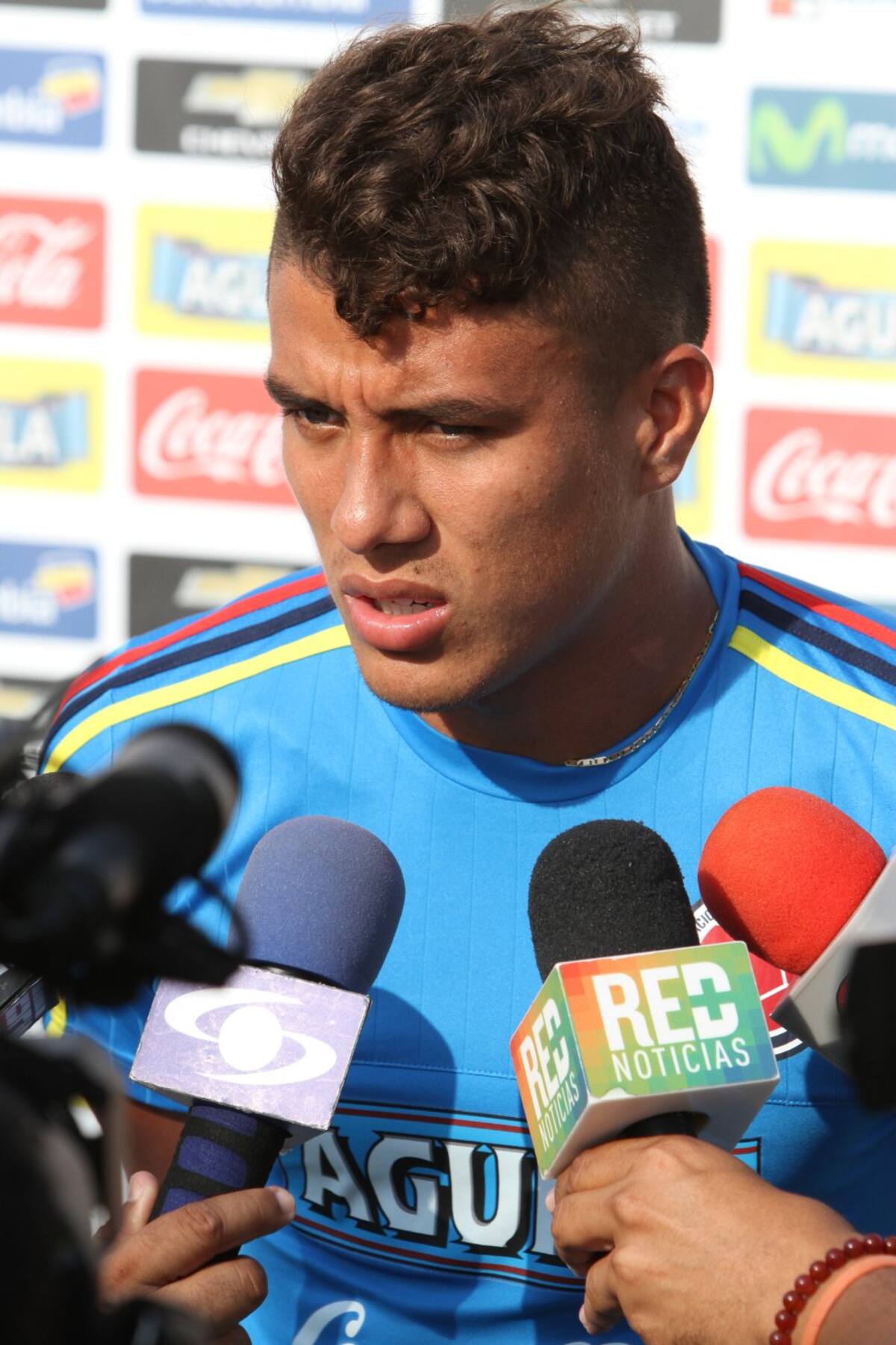Andrés Felipe Roa, atlanticense de 22 años, centrocampista del Deportivo Cali, es uno de los mediocampistas preseleccionados para la Copa América.