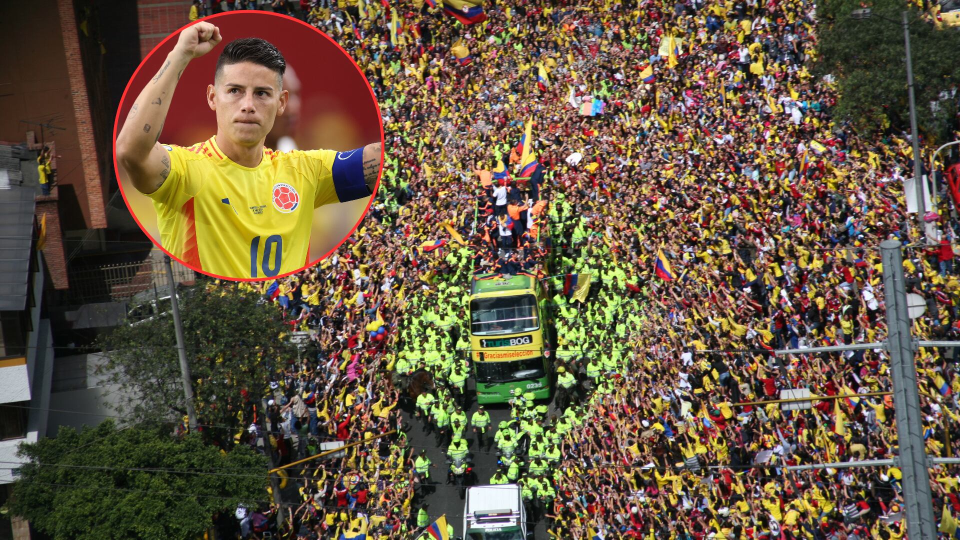 James Rodríguez y la Selección Colombia - Getty Images