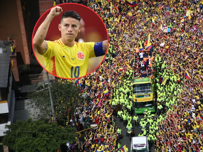 James Rodríguez y la Selección Colombia - Getty Images