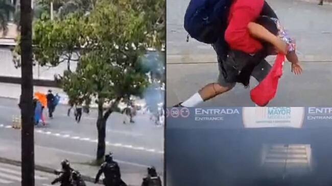 La movilización salió desde el Parque los Deseos y terminaría en Parques del Río