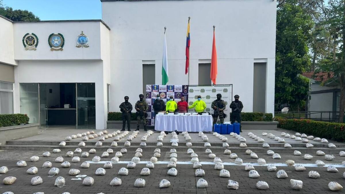 En una vivienda de Mutatá hallaron casi media tonelada de cocaína