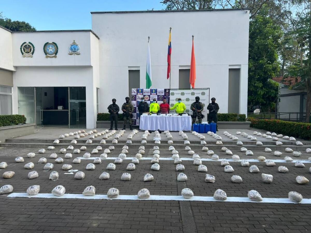 En una vivienda de Mutatá hallaron casi media tonelada de cocaína