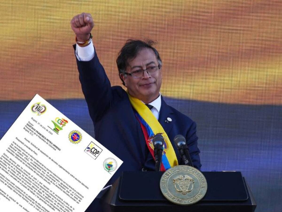 Sindicatos le pidieron al presidente Petro expedir decretos sobre temas laborales
