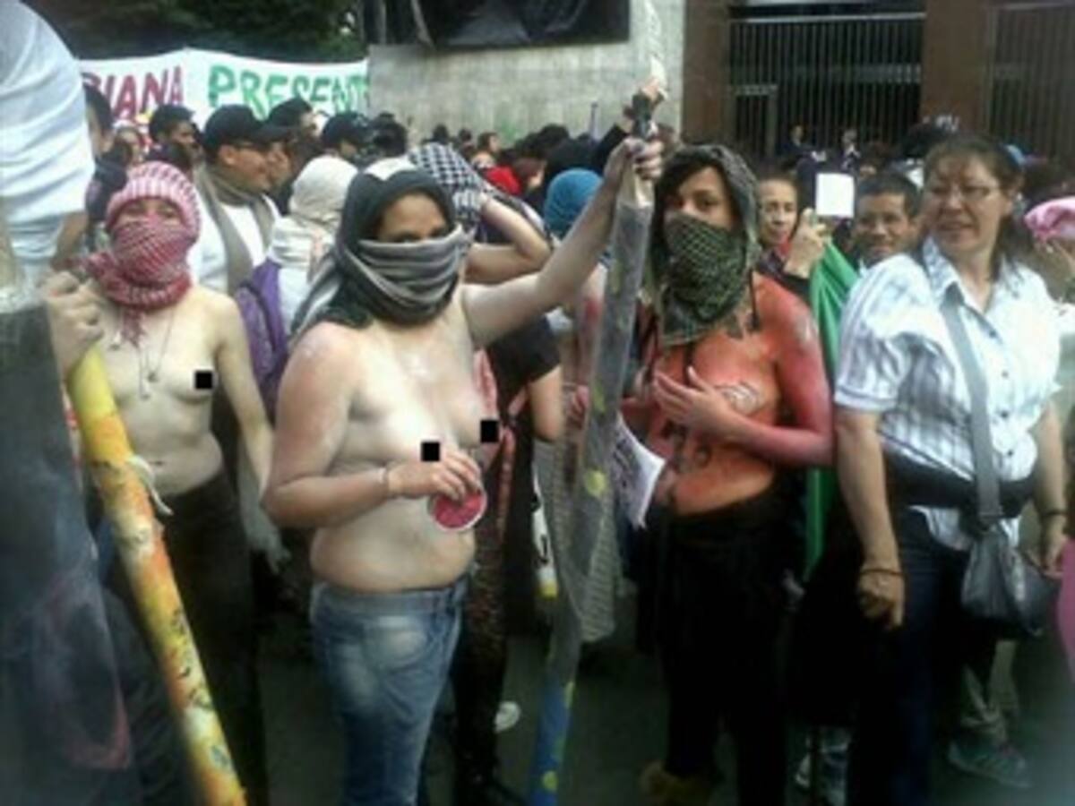 Estudiantes intentaron entrar a la Casa de Nariño