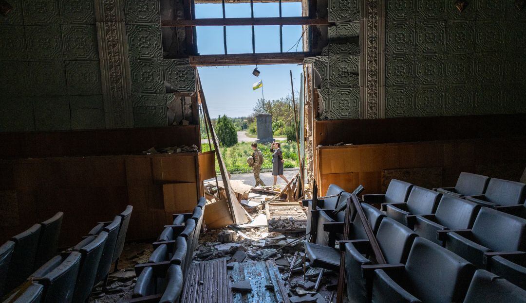 Ataque sobre una escuela de Ucrania 