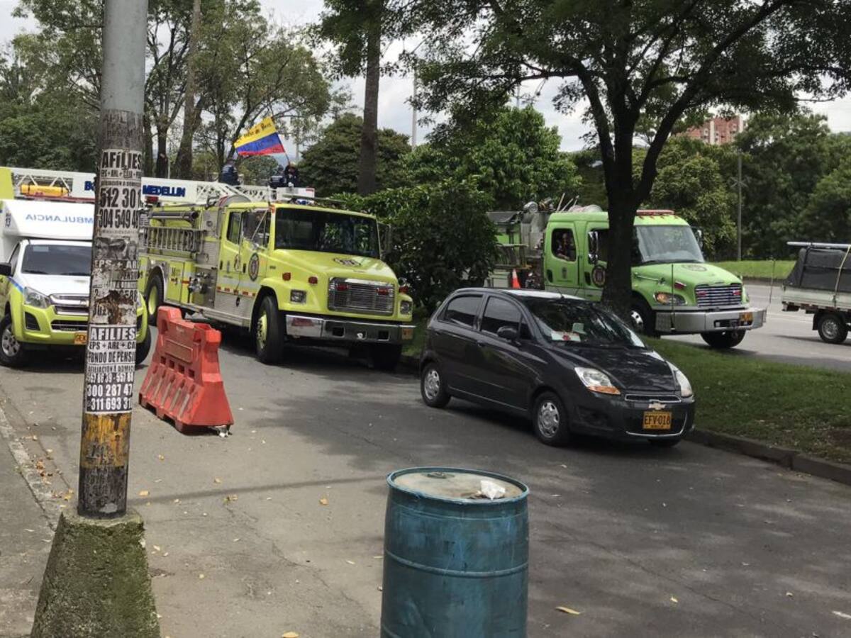 Bomberos de Medellín protestaron por posibles reformas