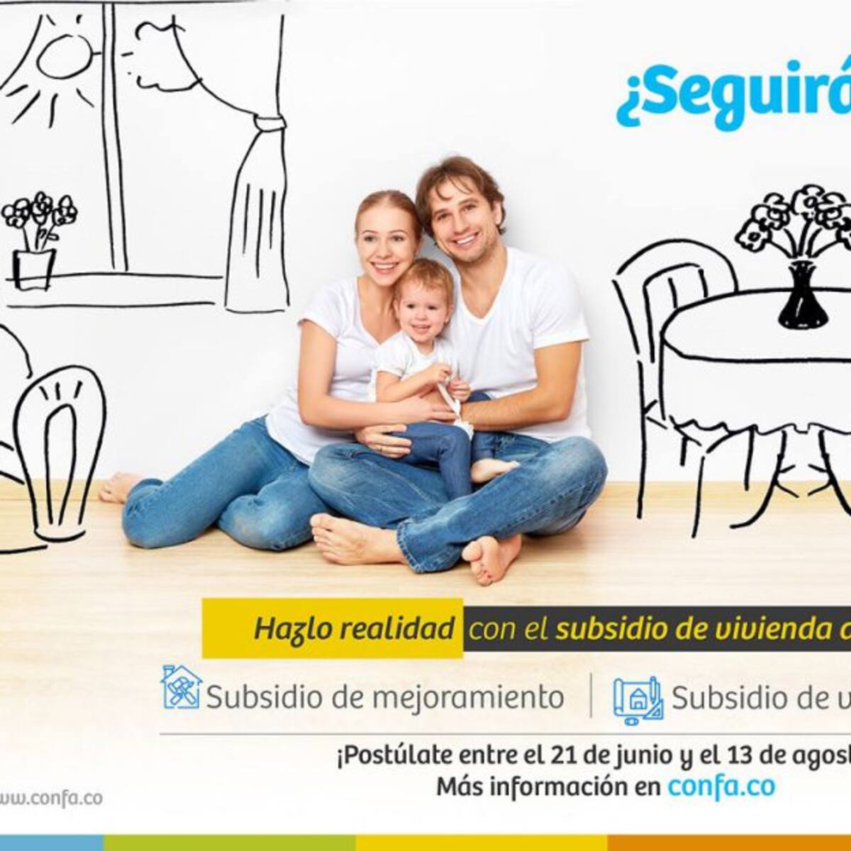 Confa abre nueva convocatoria para el subsidio de vivienda