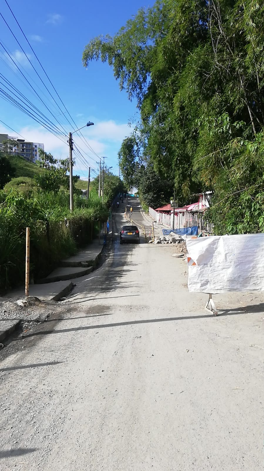 Fue habilitado uno de los carriles de la vía Japón - Frailes - Alcaldía de Dosquebradas.