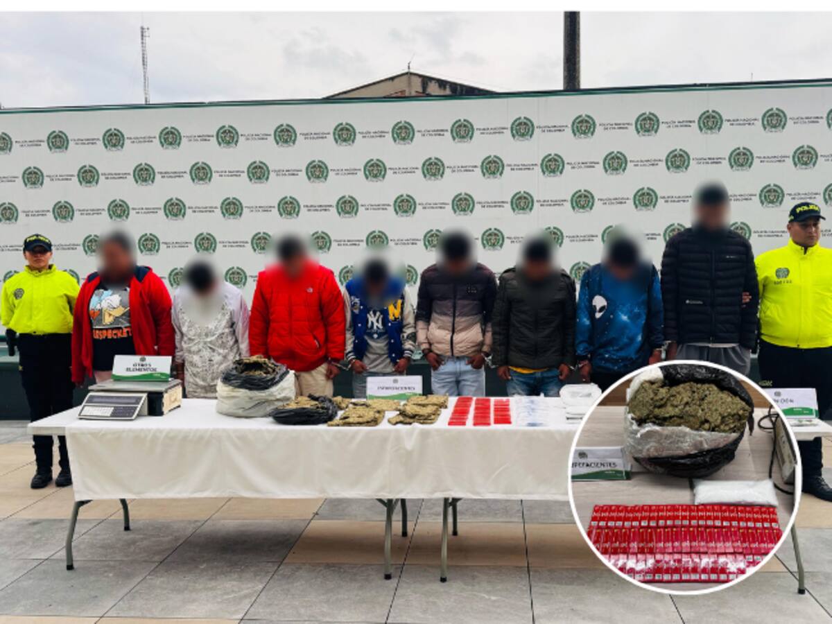Bogotá: Cayó banda criminal “Los Tibabuyes” responsables de homicidio y tráfico de drogas