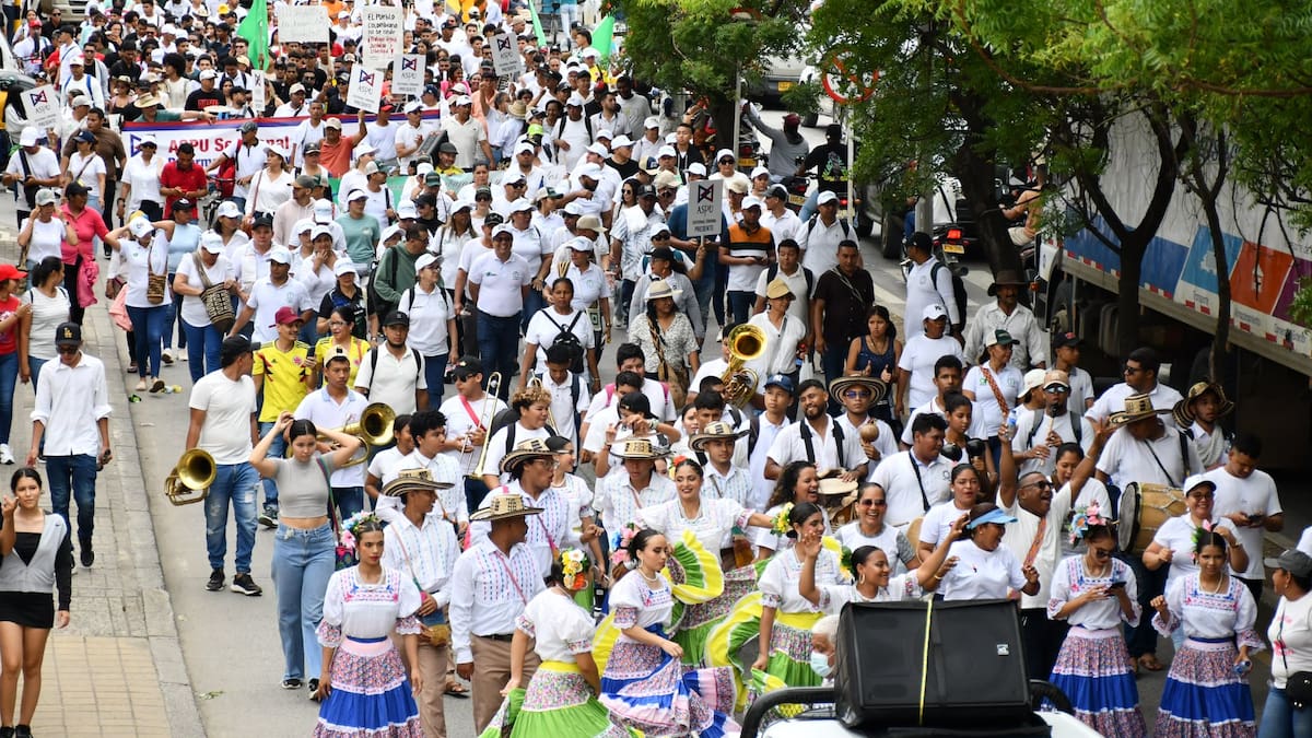Montería se movilizó en masa: trabajadores respaldan reformas del Gobierno en histórico 1° de Mayo