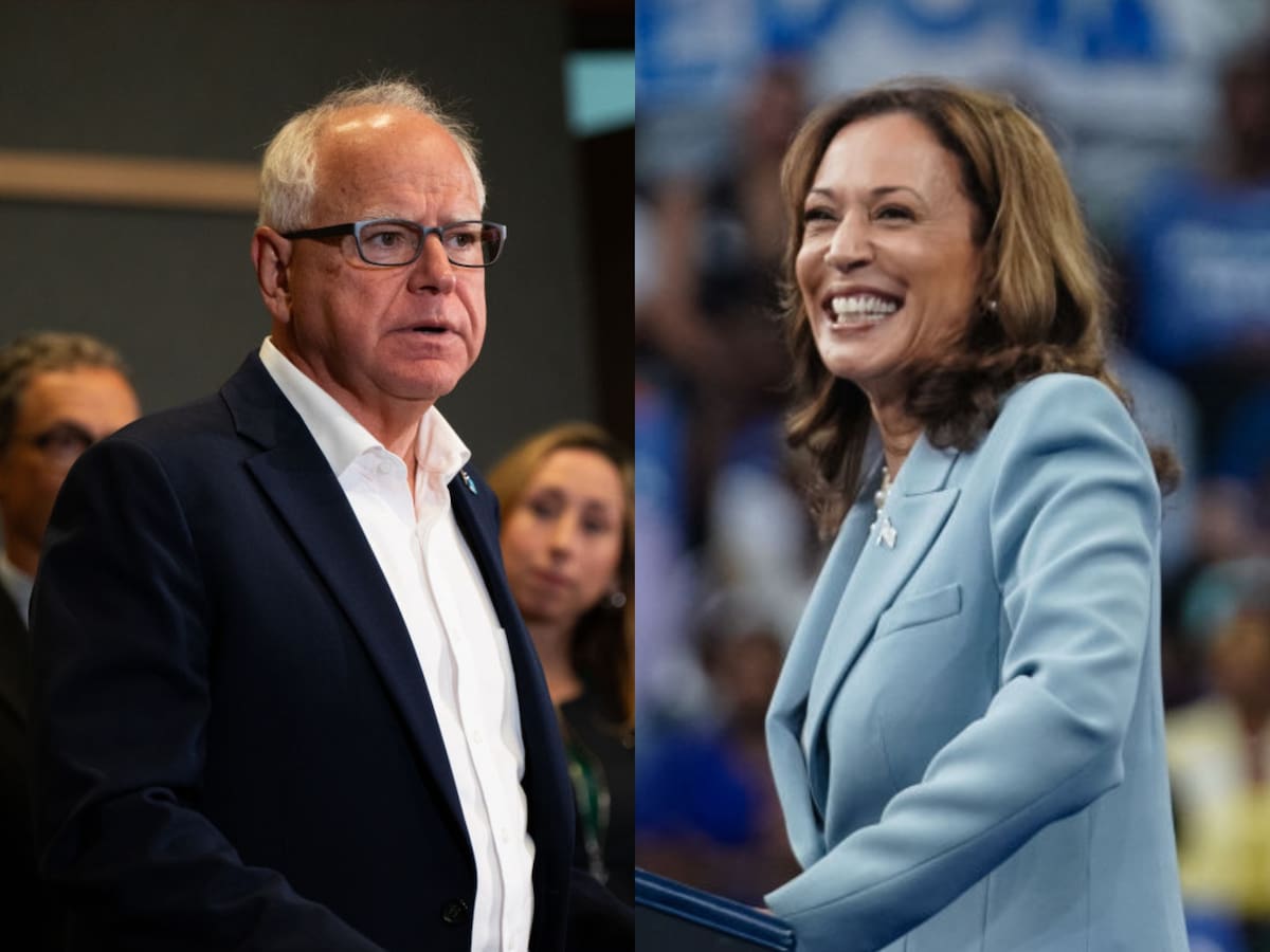 Kamala Harris elige el gobernador de Minnesota Tim Walz como fórmula vicepresidencial