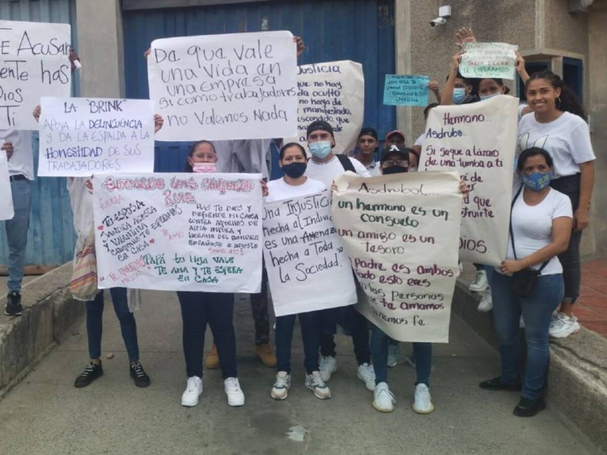 Protestan exigiendo libertad de dos acusados por hurto en Cartagena