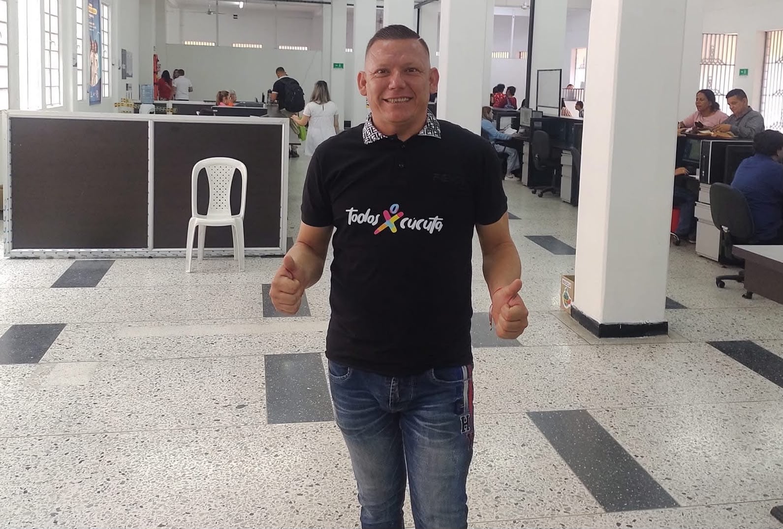 Juan Carlos Bastos, líder de taxistas en Cúcuta. Foto: Redes sociales.