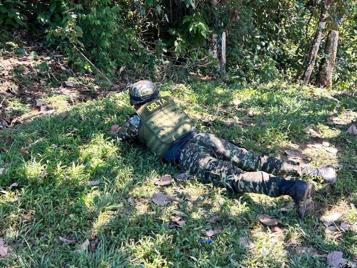 Explosivo del ELN fue destruido por el Ejército en Valdivia, Antioquia