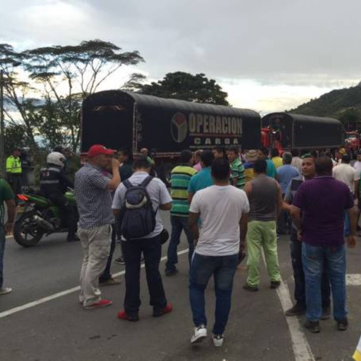 En libertad seis camioneros de Boyacá sindicados de obstruir vías en el paro camionero