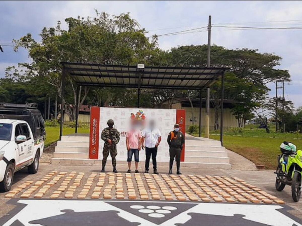 240 kilos de marihuana tipo creepy, fueron incautados en Putumayo