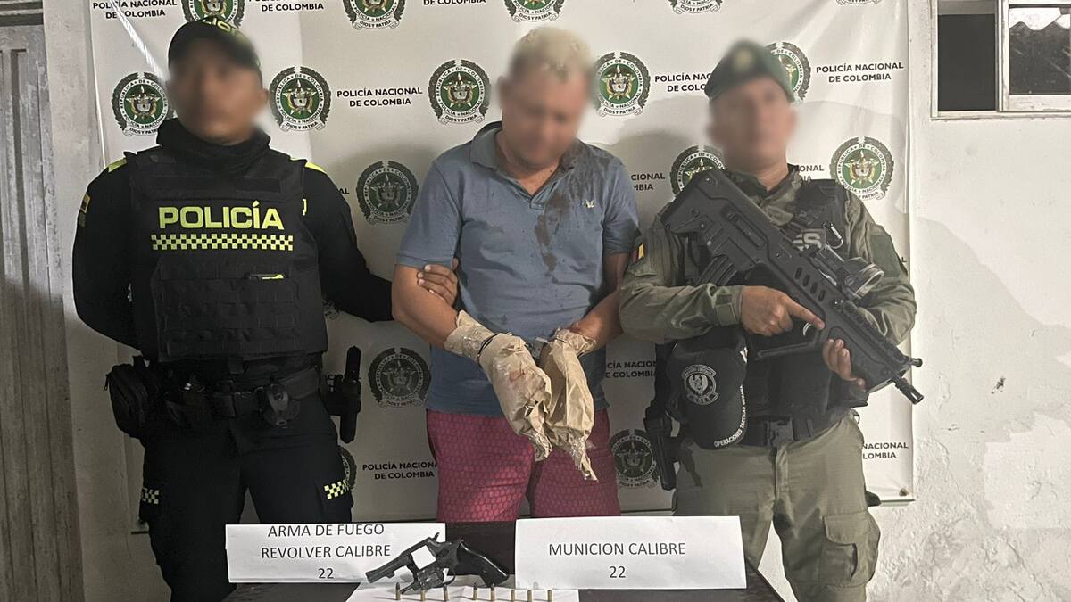 Capturan al presunto autor de un tiroteo que dejó tres heridos en Sampués, Sucre