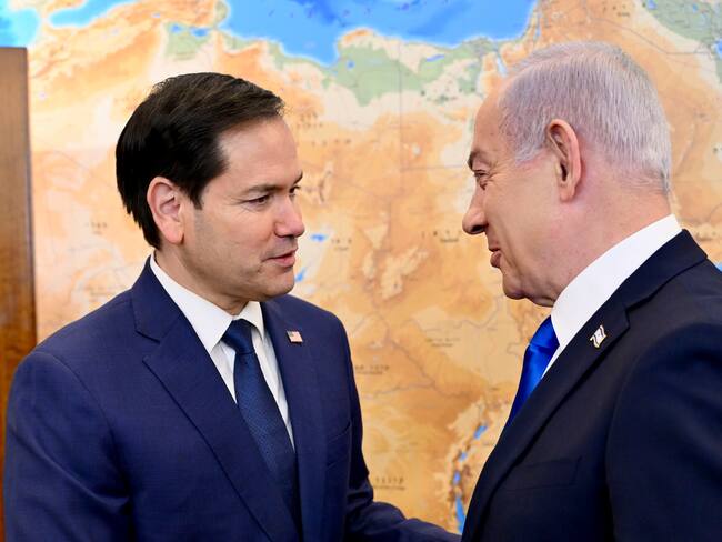 JERUSALÉN, 16/02/2025.- El secretario de Estado de Estados Unidos, Marco Rubio (i), druante la reunión mantenida con el primer ministro de Israel, Bejamín Netanyahu (d) este domingo en Jerusalen. EFE/U.S. Embassy Jerusalem/David Azagury *****SOLO USO EDITORIAL/SOLO DISPONIBLE PARA ILUSTRAR LA NOTICIA QUE ACOMPAÑA (CRÉDITO OBLIGATORIO) *****
