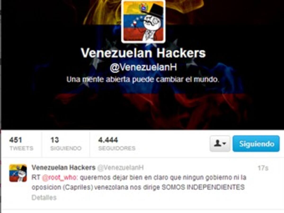 Tras tomarse la cuenta de Nicolás Maduro en Twitter, hackers amenazan al CNE de Venezuela