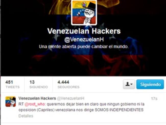 Tras tomarse la cuenta de Nicolás Maduro en Twitter, hackers amenazan al CNE de Venezuela