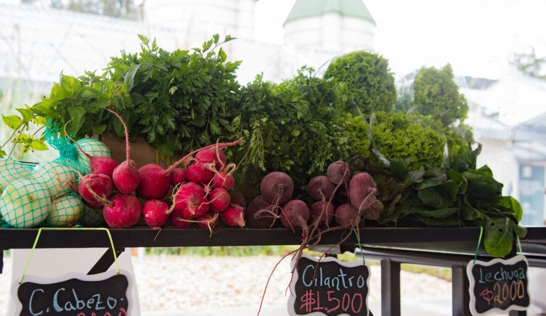 Mercado campesino en Chía