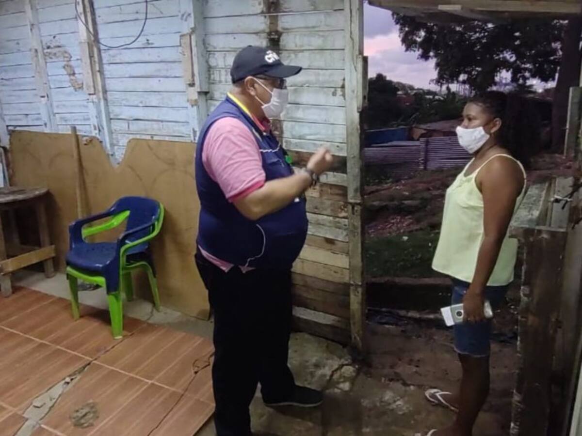 Tres familias desalojaron voluntariamente sus casas en Albornoz