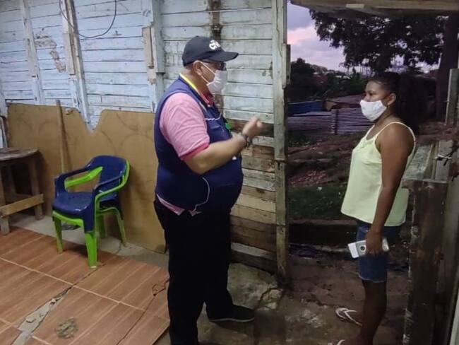 Tres familias desalojaron voluntariamente sus casas en Albornoz