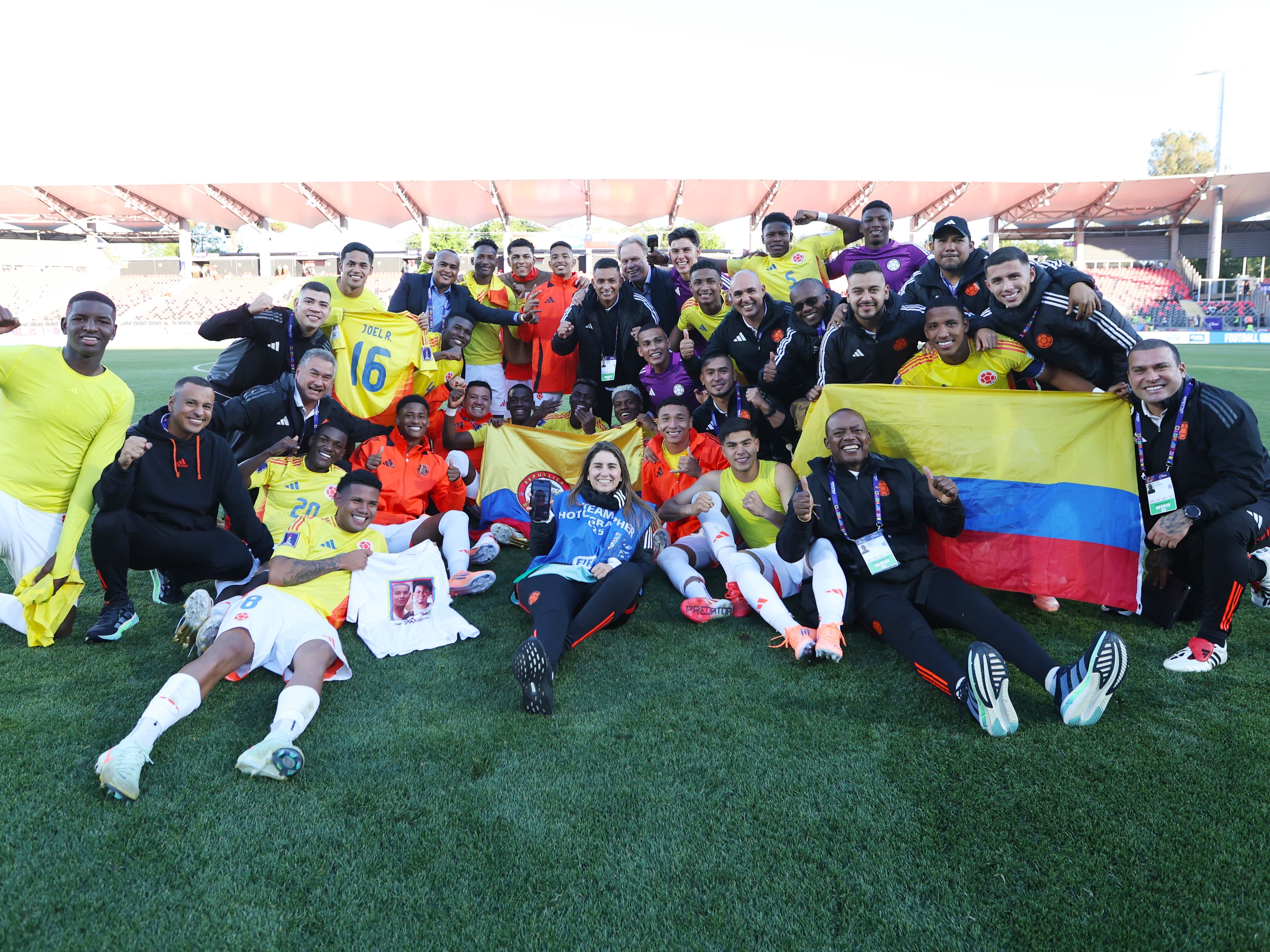 Jugadores de Selección Colombia Sub-20 en Mundial de Chile 2025 / Getty Images.