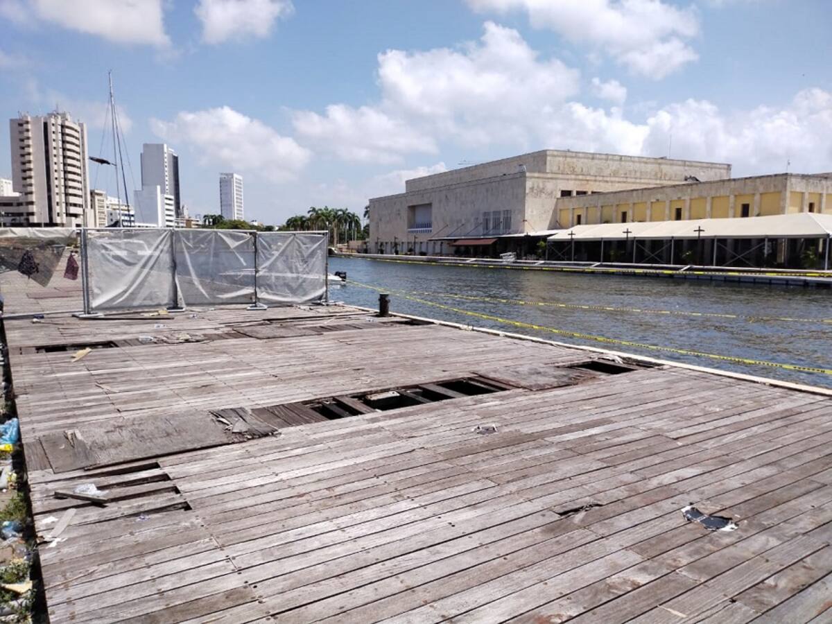 Obras de reparación del muelle de madera de La Bodeguita iniciarían en noviembre