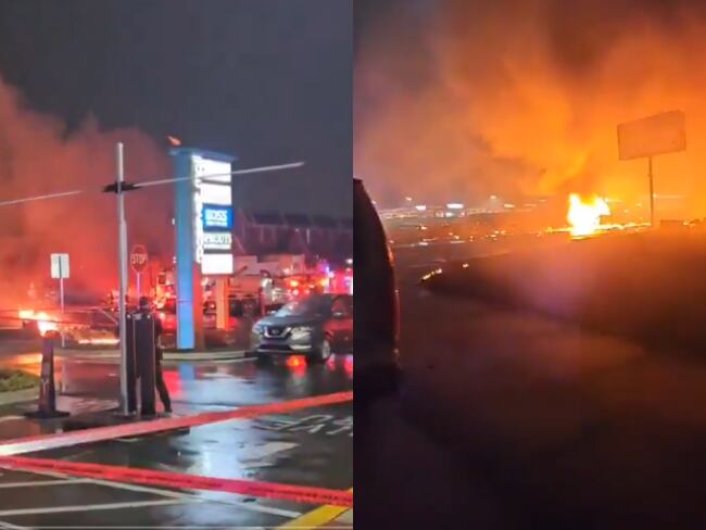 Estados Unidos registra un nuevo accidente aéreo. Una avioneta se estrelló en una zona poblada al noreste de Filadelfia.