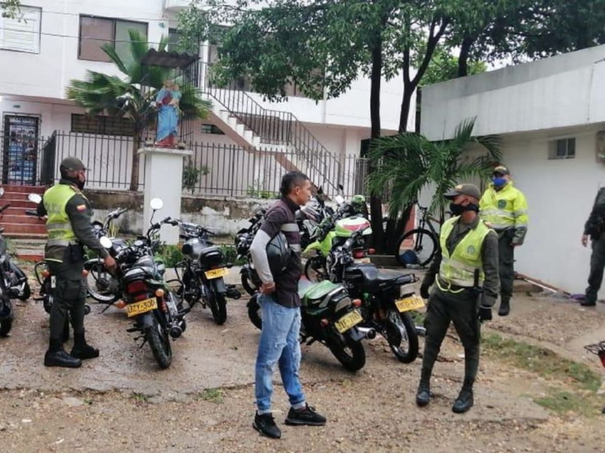 Cinco capturados por violar medidas para mitigar el COVID-19 en Cartagena