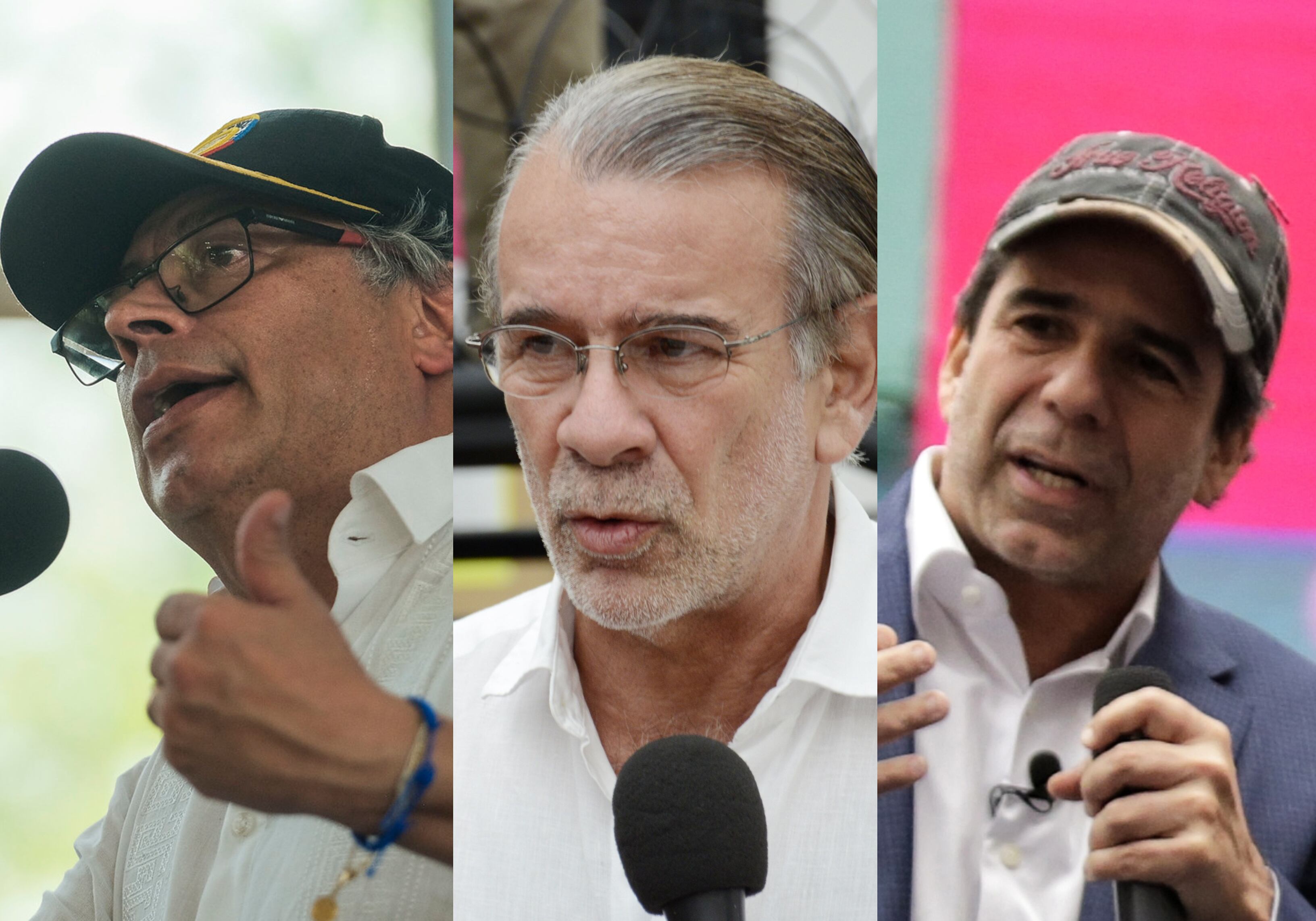 Gustavo Petro, Eduardo Verano y Alejandro Char | Fotos: Colprensa