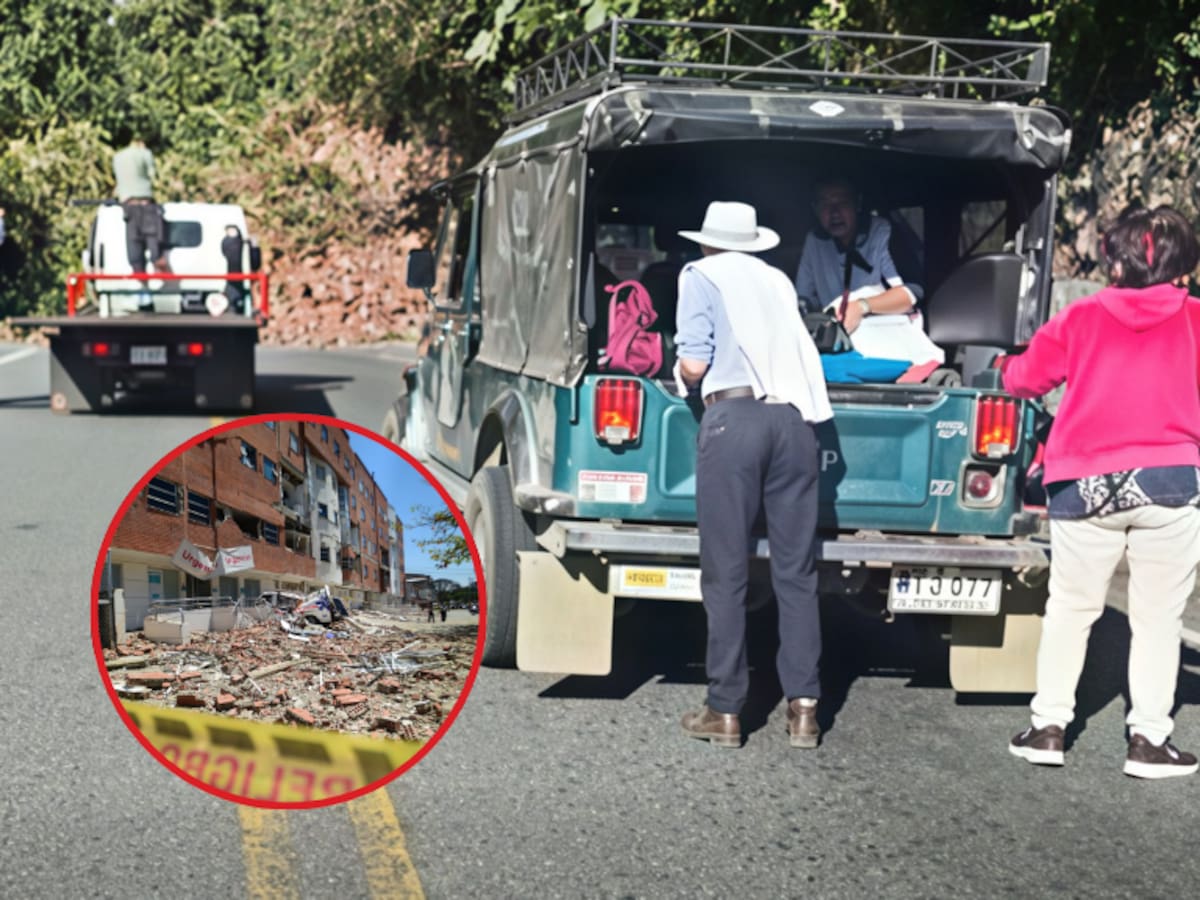 Continúa cerrada vía Alto de Letras, que une Tolima con Caldas, por derrumbe tras terremoto de 7,4