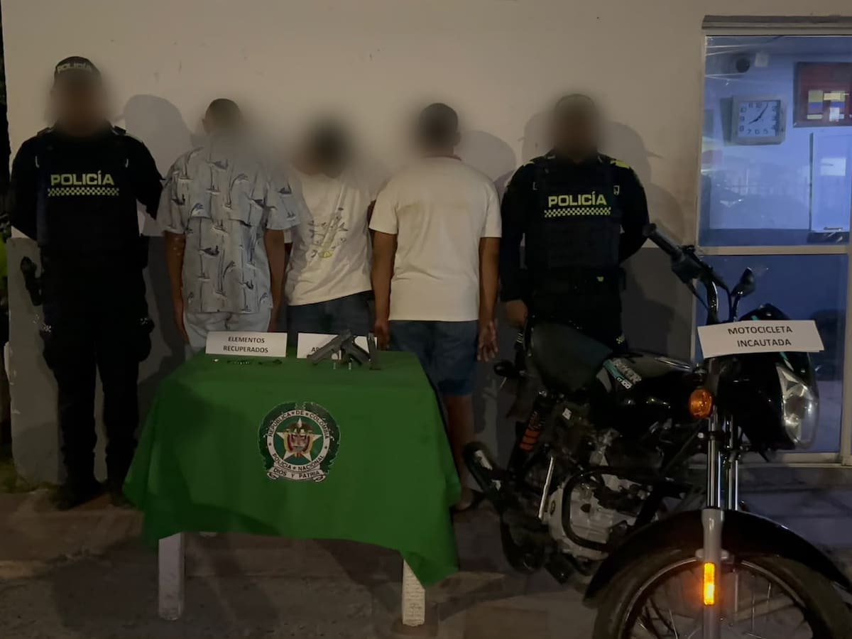 Un capturado y dos menores aprehendidos tras presunto hurto en Cartagena