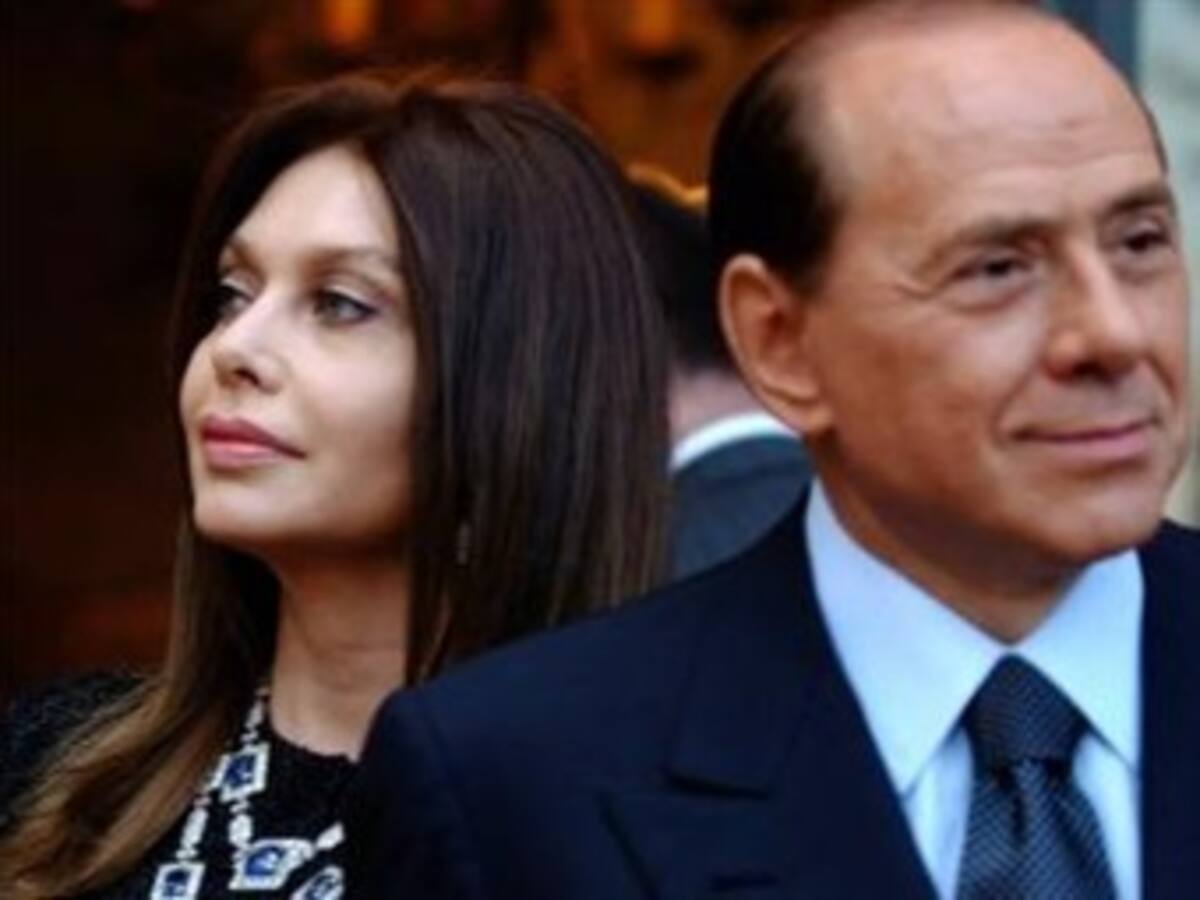 La esposa del primer ministro italiano Berlusconi está lista para la separación y el divorcio