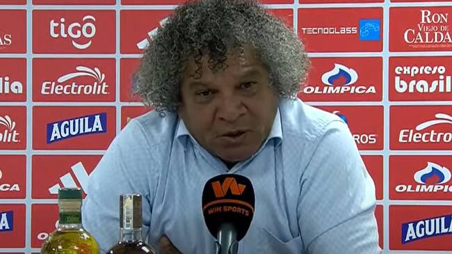 Alberto Gamero en conferencia de prensa / Captura de pantalla Dimayor