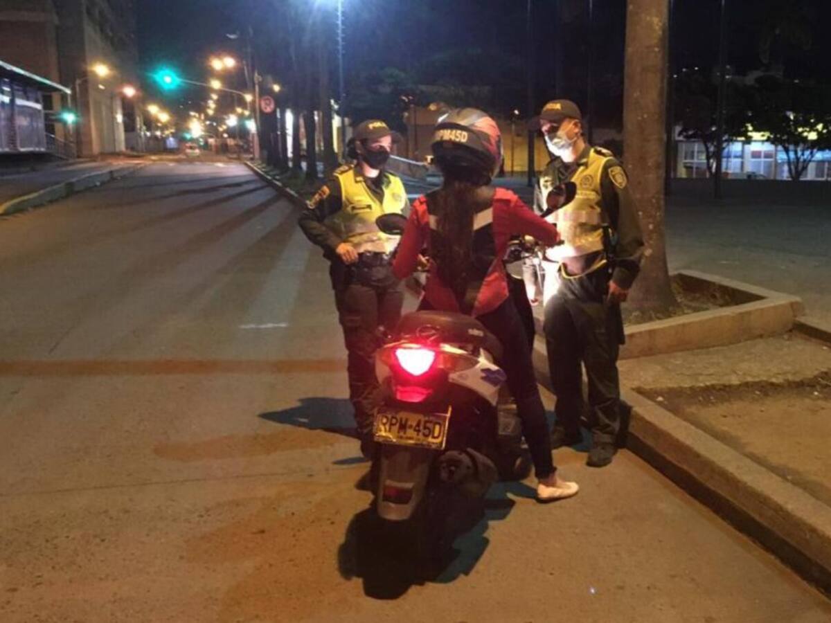 195 personas fueron sancionadas en Pereira por incumplir toque de queda