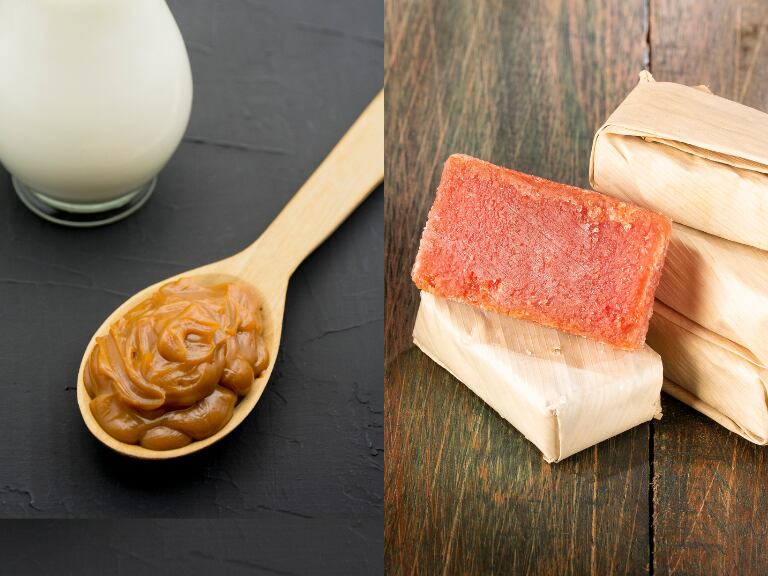 Bocadillo y arequipe Santandereano.