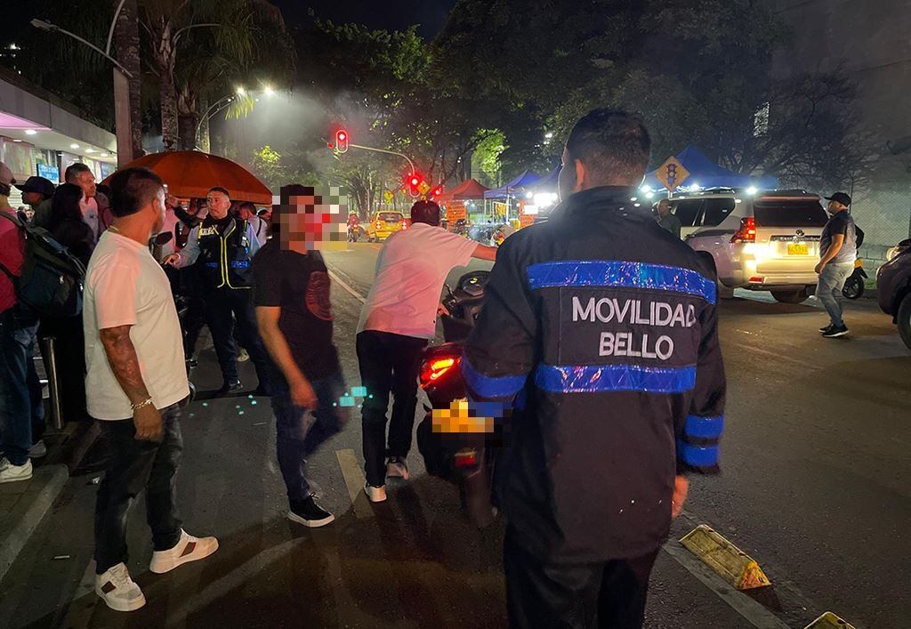 operativo movilidad- foto alcaldía de Bello