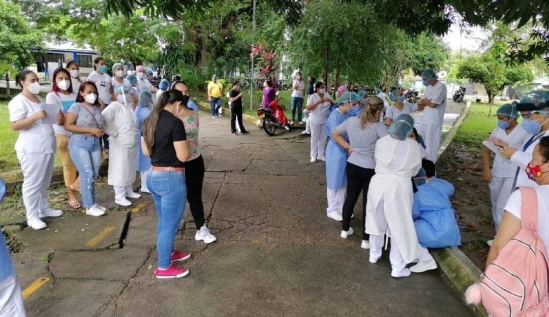 Cuatro días completa el cese de actividades del equipo médico del hospital por el no pago de salarios