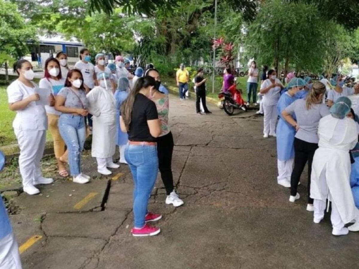 “Queremos al municipio pero tenemos hambre”: Enfermeras Hospital Pto Berrio