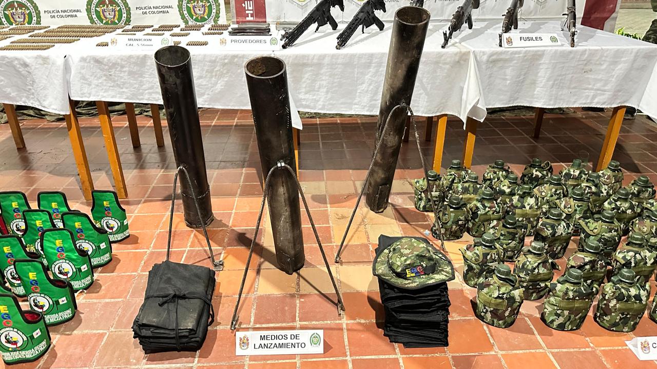 Desmantelado depósito ilegal perteneciente al Clan del Golfo en el sur de Bolívar