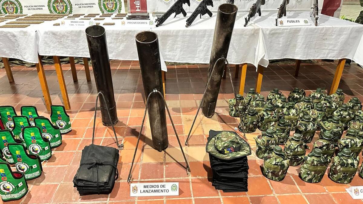 Desmantelado depósito ilegal perteneciente al Clan del Golfo en el sur de Bolívar