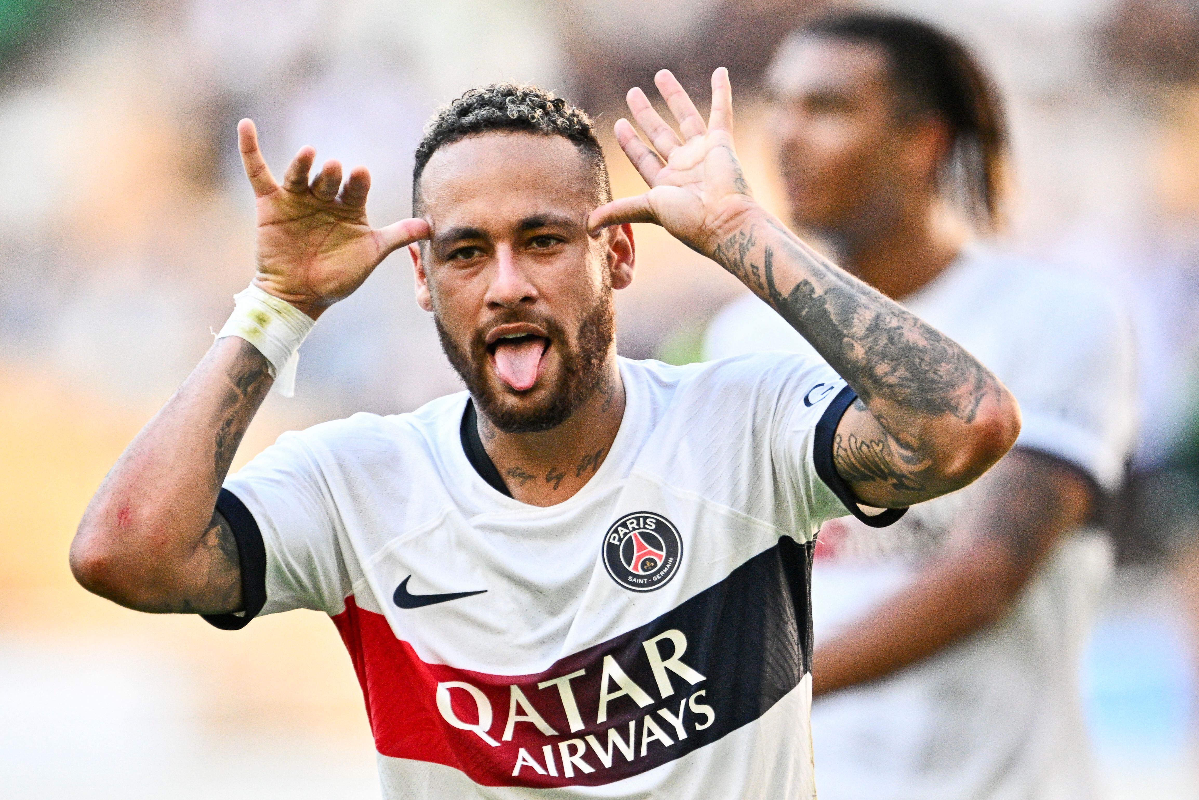 Neymar le pondría fin a su paso por el Paris Saint-Germain. (Photo by ANTHONY WALLACE / AFP) (Photo by ANTHONY WALLACE/AFP via Getty Images)