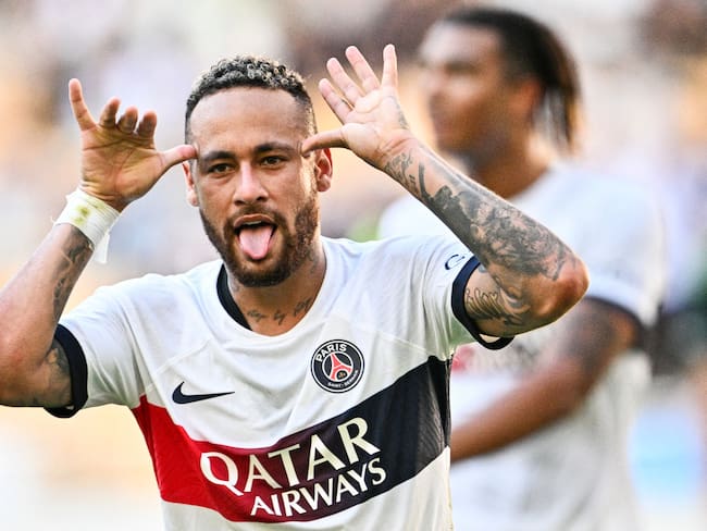 Neymar le pondría fin a su paso por el Paris Saint-Germain. (Photo by ANTHONY WALLACE / AFP) (Photo by ANTHONY WALLACE/AFP via Getty Images)