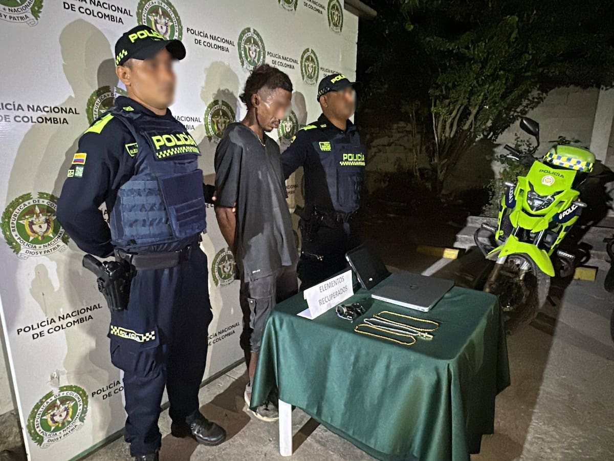 Cayó ‘El Chirri’, señalado de hurtar prendas de oro y objetos de valor al interior de una vivienda