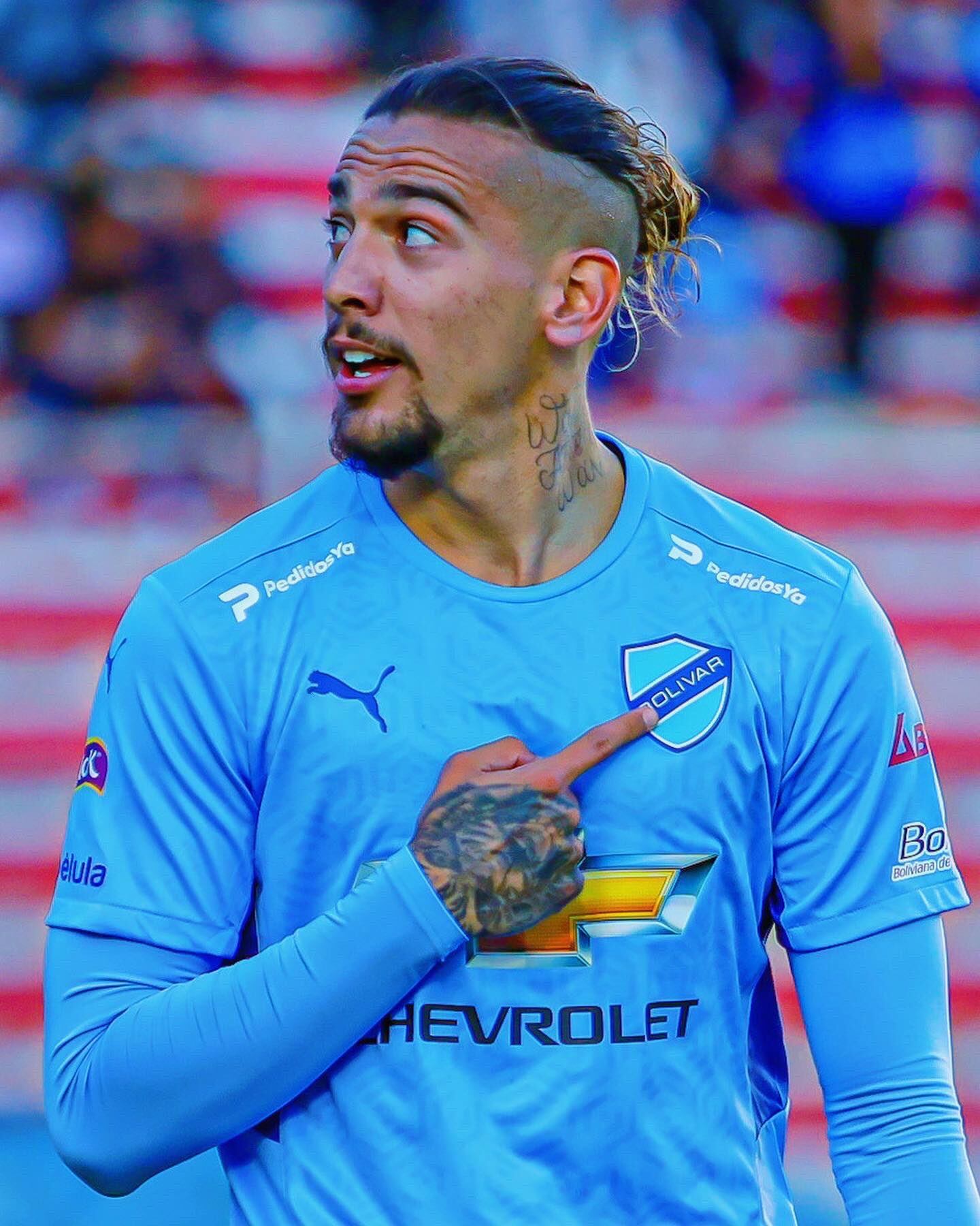 Francisco da Costa, delantero de Bolívar / @_frandacosta