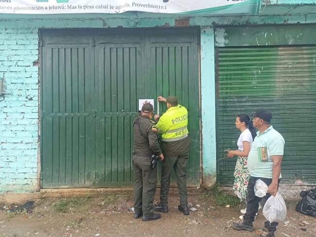 Dos establecimientos fueron sellados por la Policía Metropolitana de Ibagué
