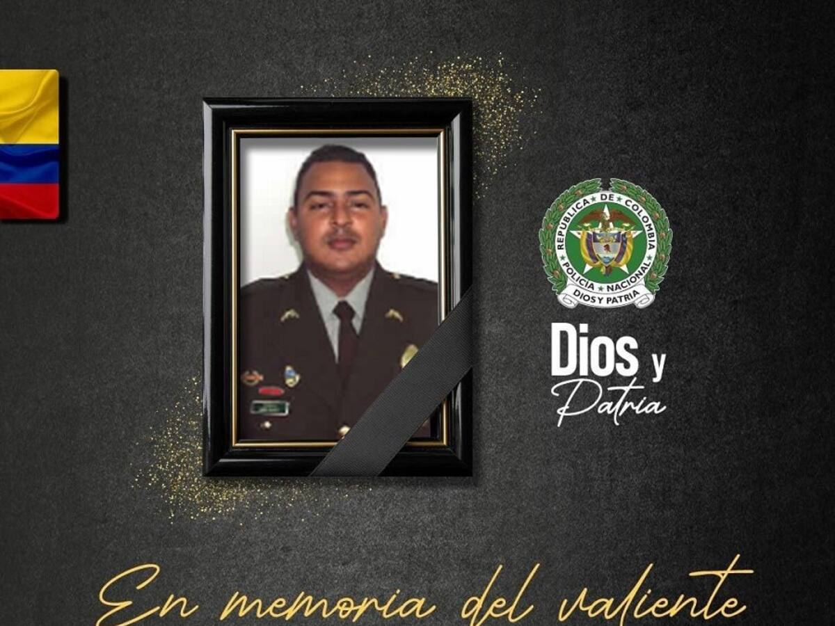 Policía de Bolívar lamentó fallecimiento de patrullero que padecía de cáncer