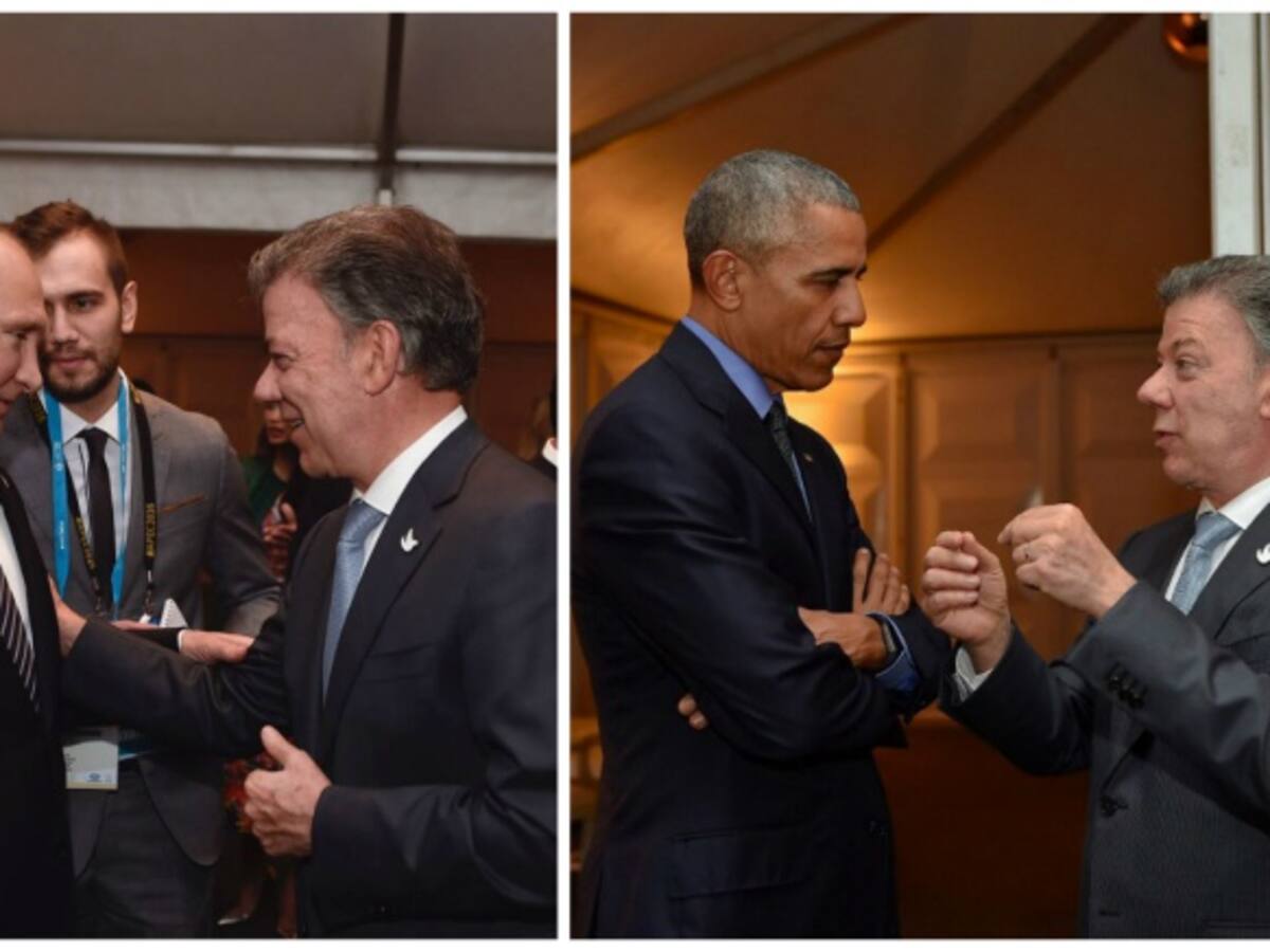 Santos se encontró con Obama y Putin en cumbre de APEC en Perú